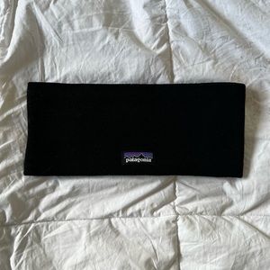Patagonia Men’s “Powder Town” Black Headband O/S (One Size)